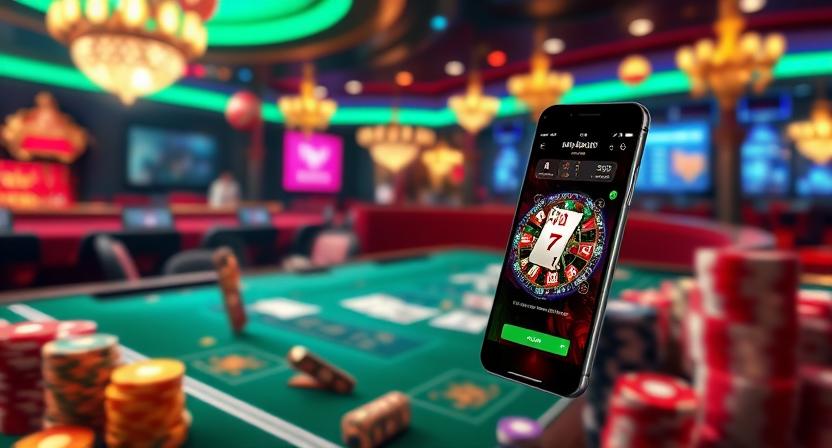 Mobile casino games and betting variety on H31 app